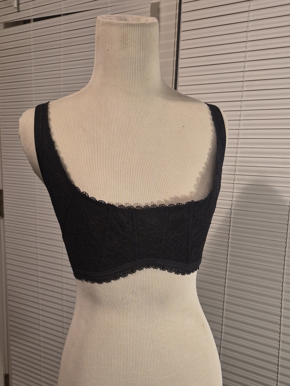 Victoria's Secret Black Lace Scoop Bralette
